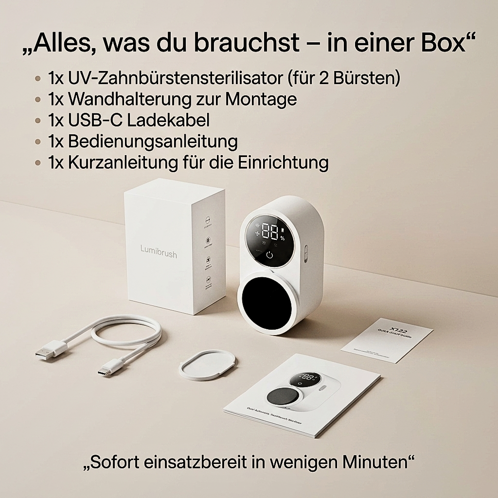 LumiBrush - Mehr Hygiene für deine Zahnbürste