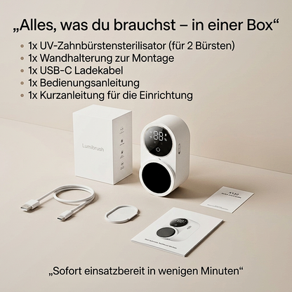 LumiBrush - Mehr Hygiene für deine Zahnbürste