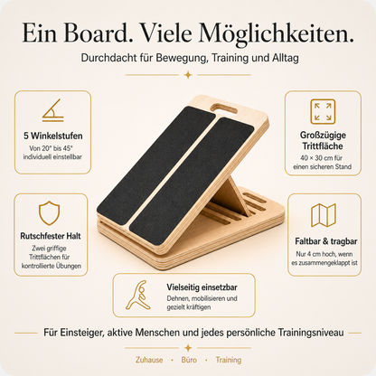 Varello Board - Deine tägliche 5-Minuten-Routine für mehr Beweglichkeit